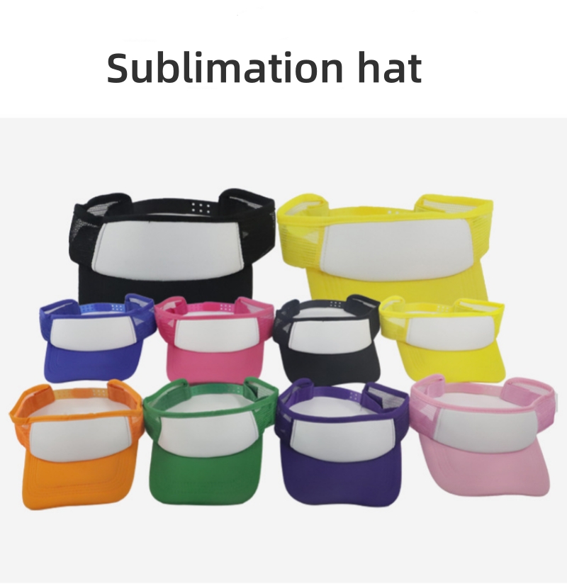 Hat Sublimation Blank - 10 stuks Sublimatie Blank Zomerzonhoeden Mannen