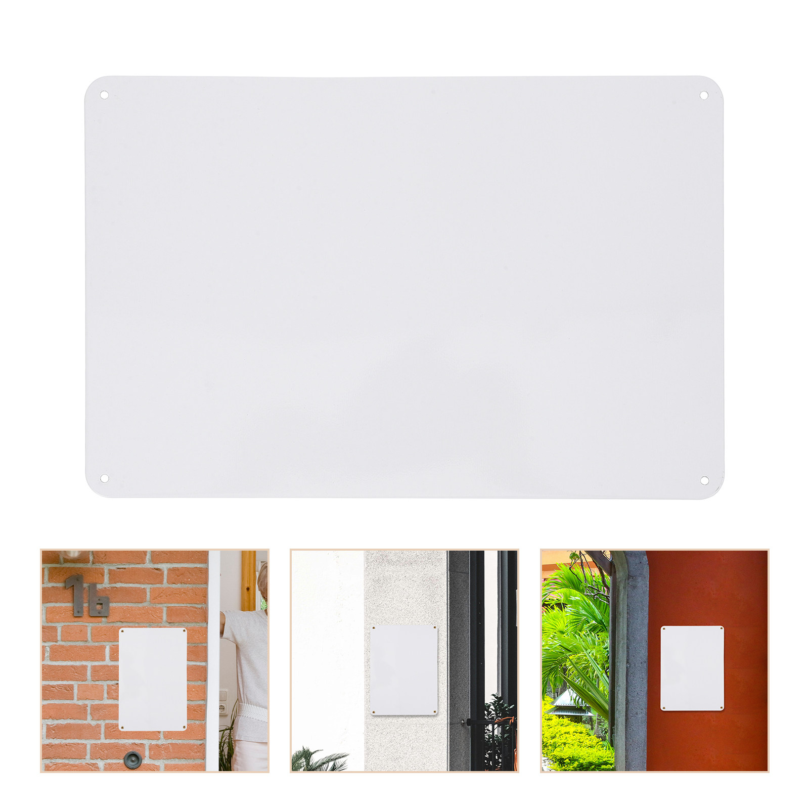 Yard Sign Blank - 2 Stuks Lege Metalen Sublimatie Borden
