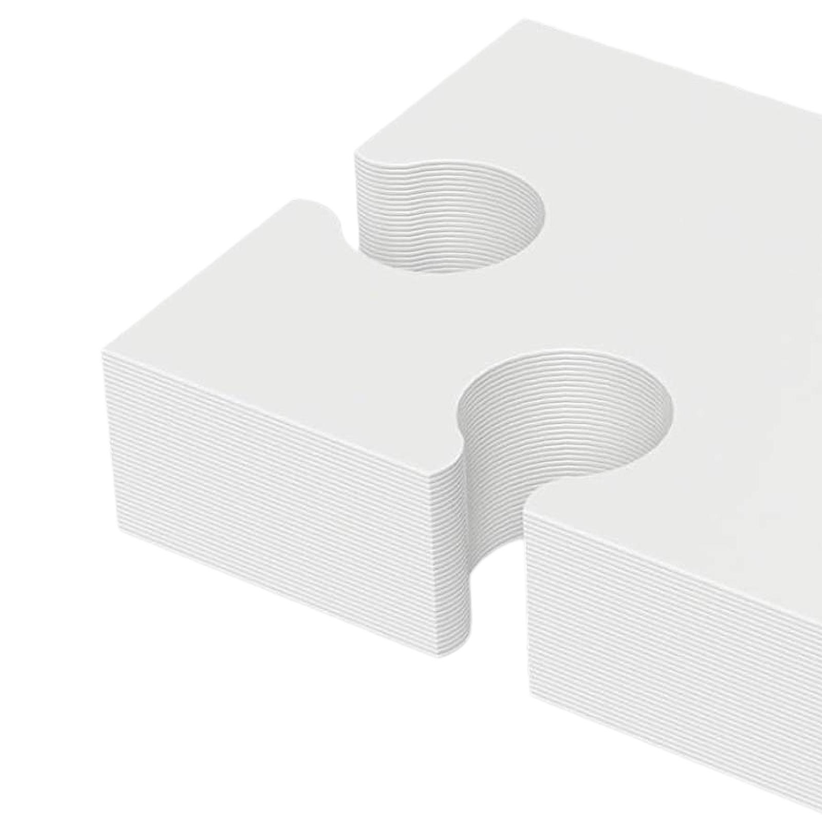 Puzzle Blank White - 30 stuks blanco puzzelstukjes, partyfavoren om
