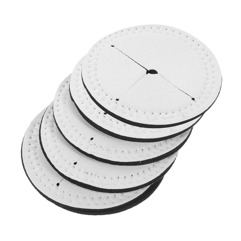 Coaster Sublimation Blank - 5 stuks witte ronde onderzetters voor