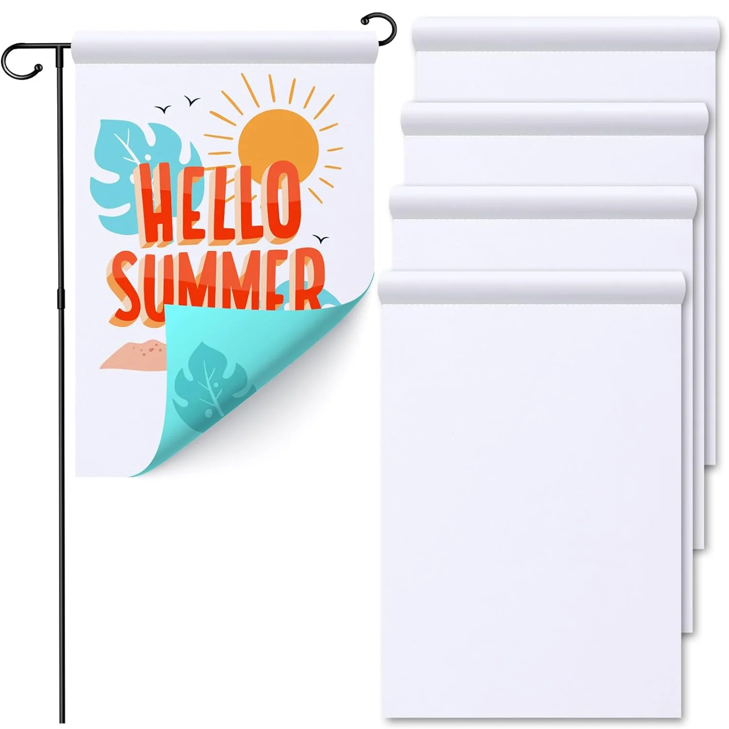 Yard Sign Blank - 5-delige Dubbelzijdige Blanco Tuinvlaggen Voor Sublimatie,