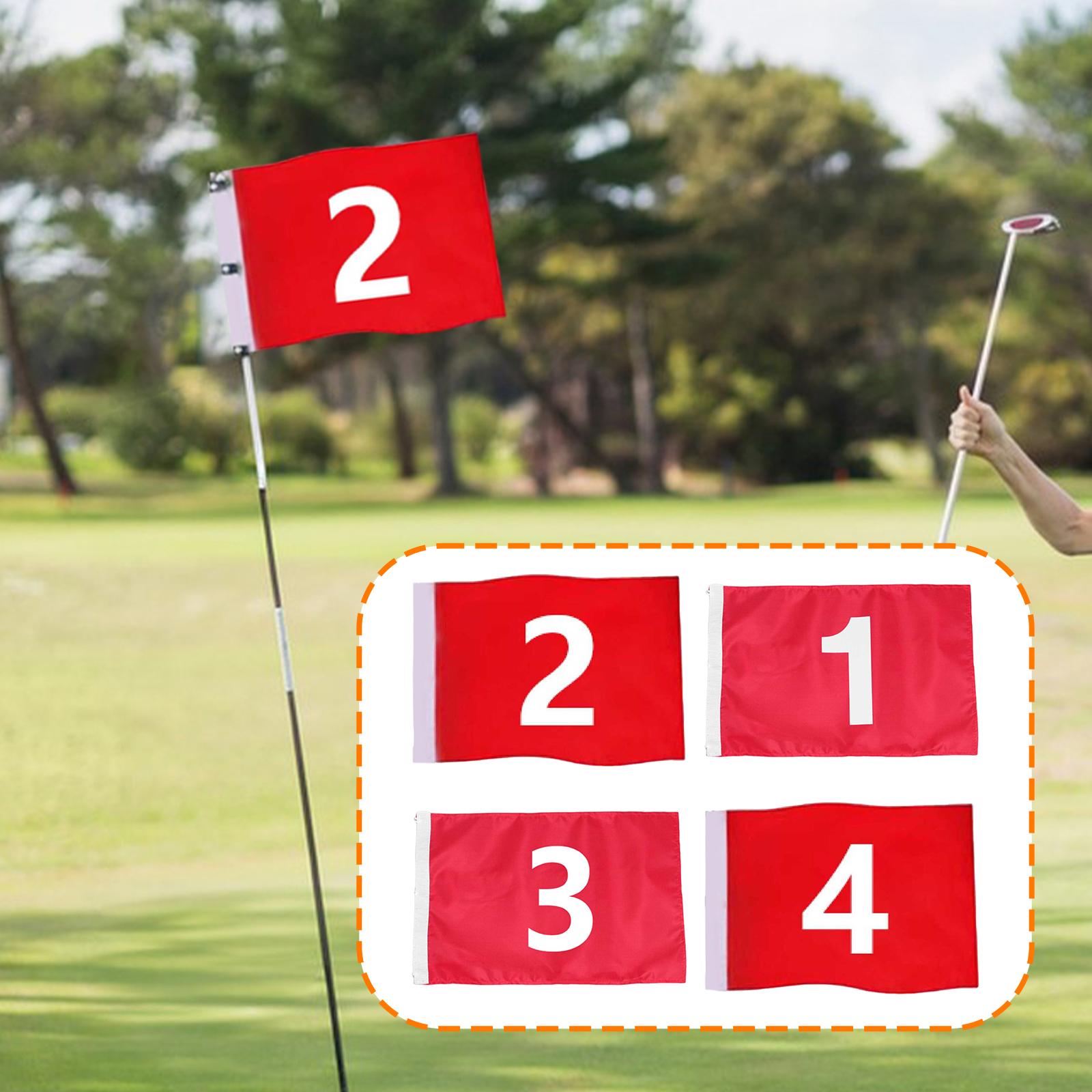 Yard Sign Blank - Duurzame golfvlag van stof, groot genummerd