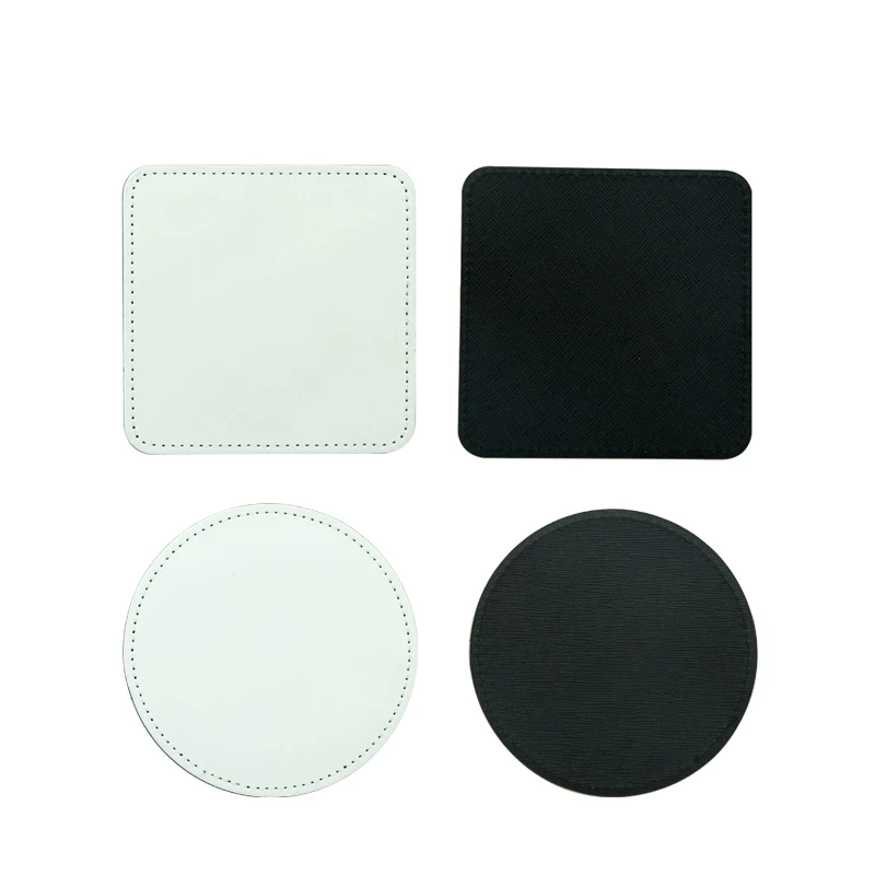 Coaster Sublimation Blank - 10 stks/partij Nieuwe Blank Sublimatie PU