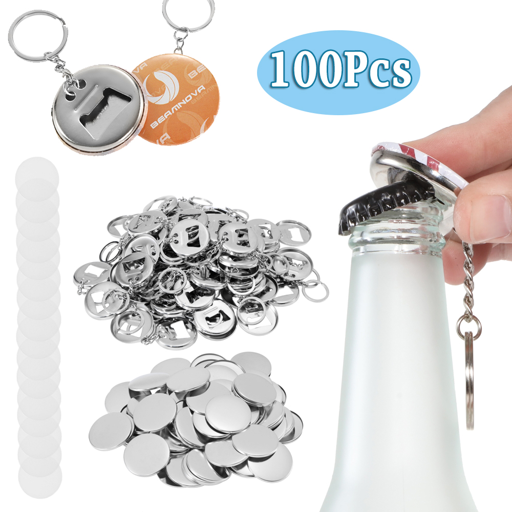 Button Badge Blank - 100 stks Badge Materialen Flesopener &