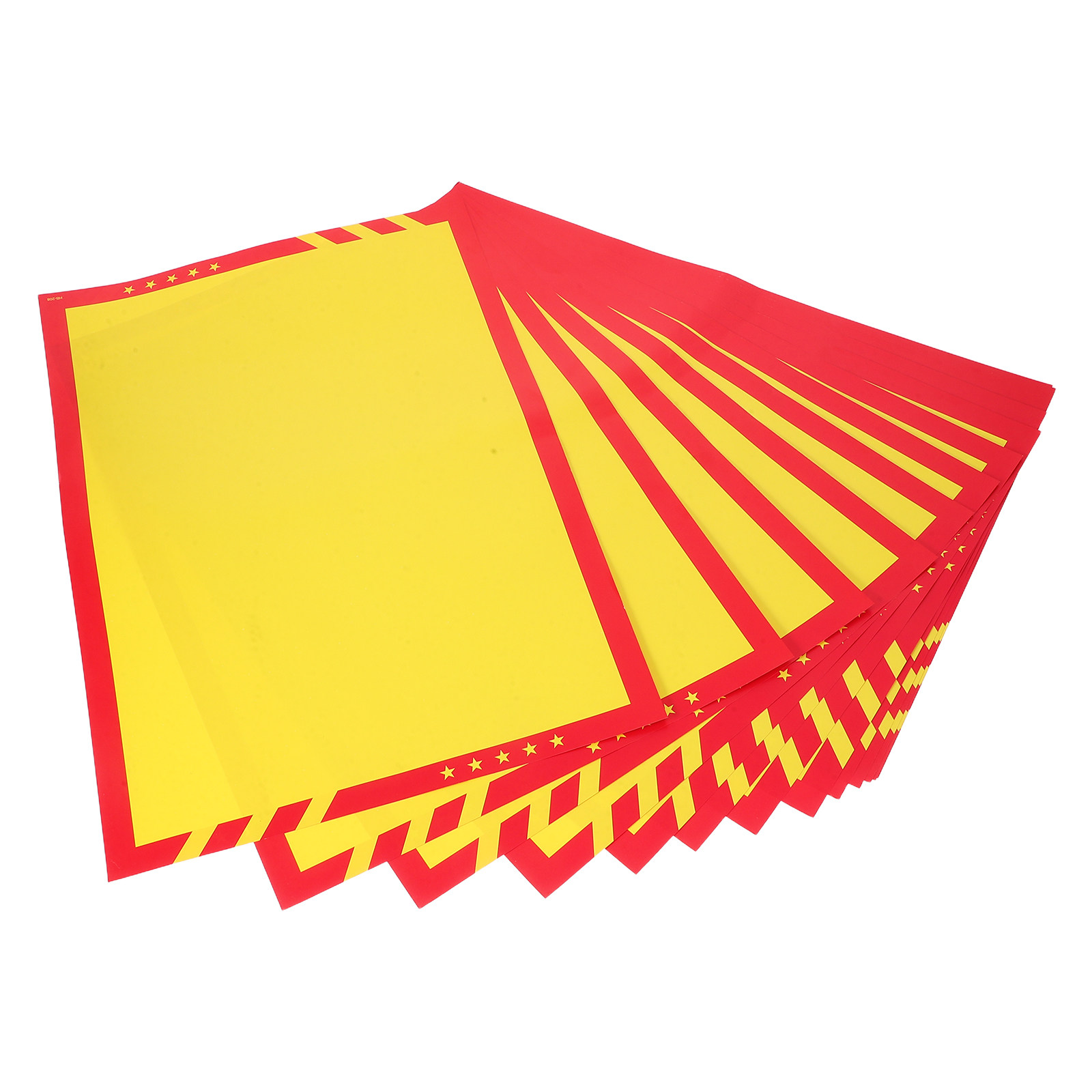 Yard Sign Blank - 20 stuks pop-advertentiepapieren borden opvallende blanco