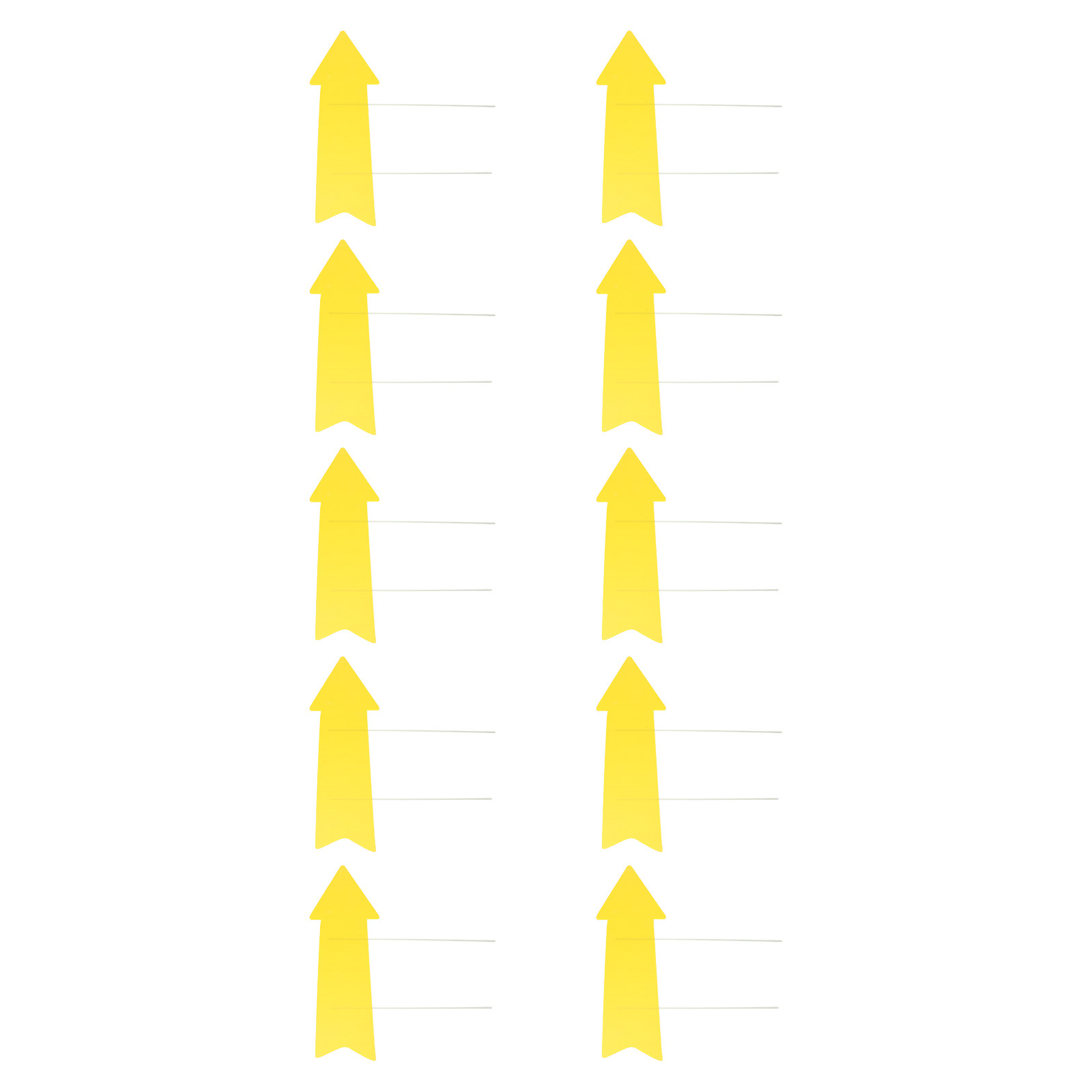 10 stuks blanco pijl-bordjes g - Yard Sign Blank recensie en prijs