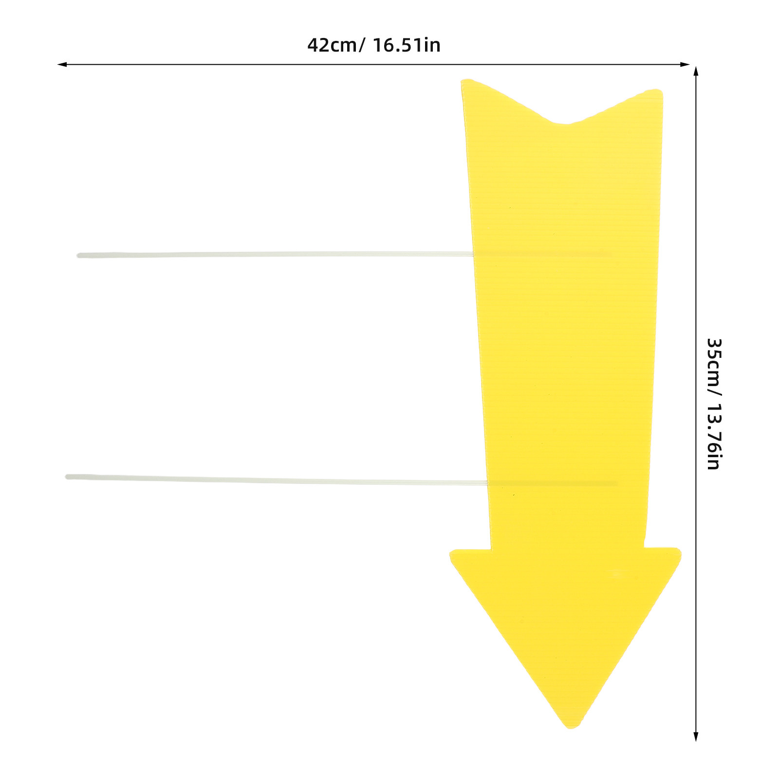 10 stuks blanco pijl-bordjes g - Yard Sign Blank recensie en prijs