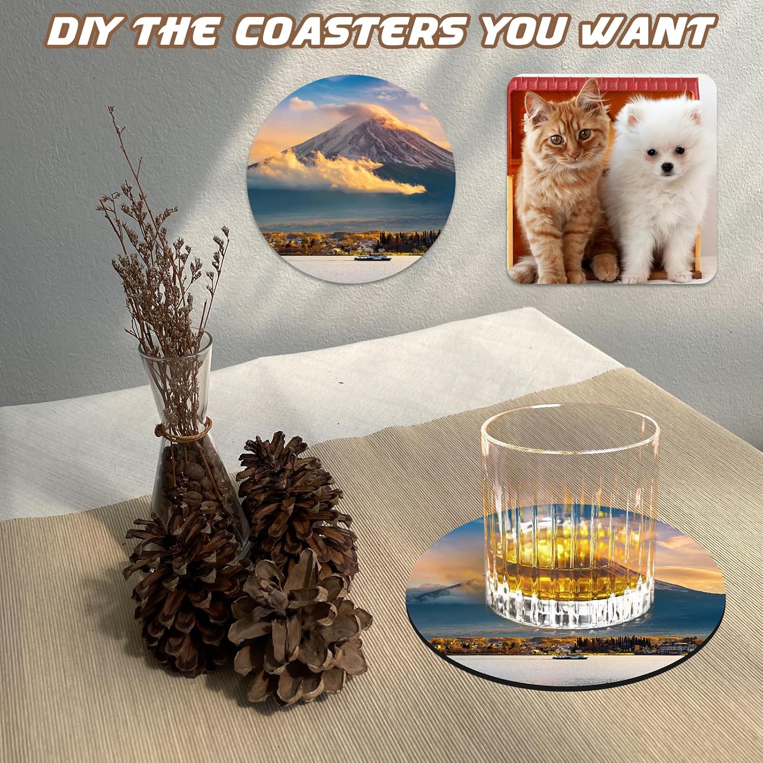 10-delige sublimatie onderzett - Coaster Sublimation Blank recensie en prijs