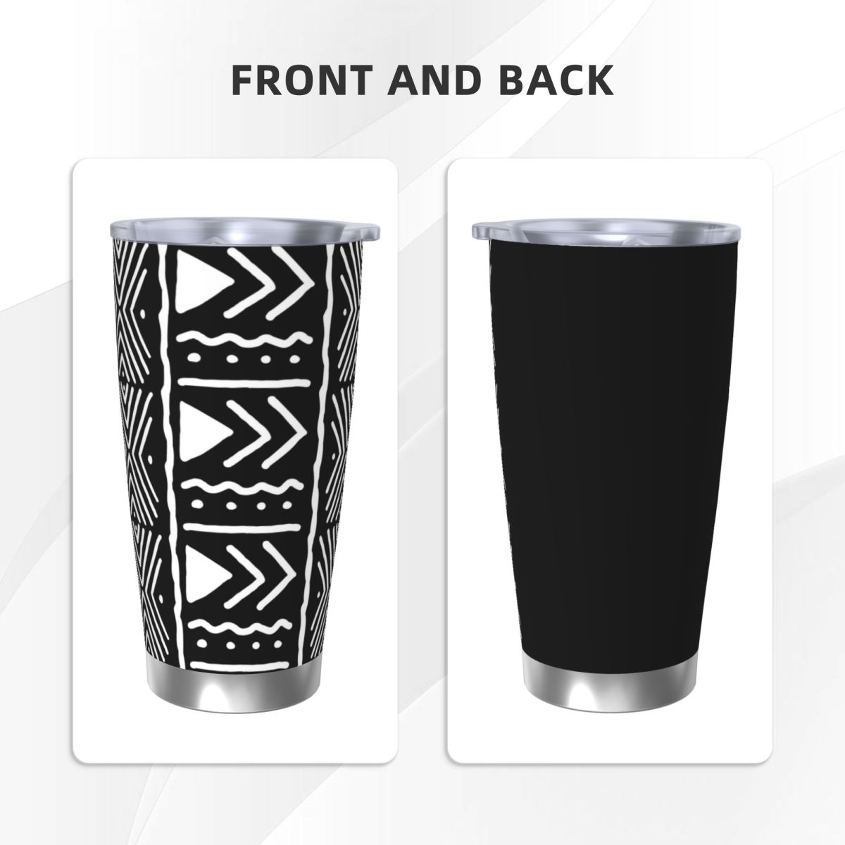 Zwart-wit Afrikaanse Bogolan T - Tumbler 20Oz White recensie en prijs