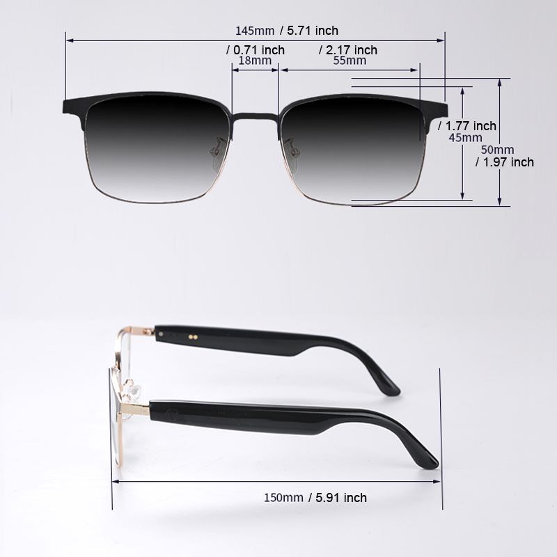 Koipsse Smart Bril Metalen fra - Metal Photo Panel recensie en prijs