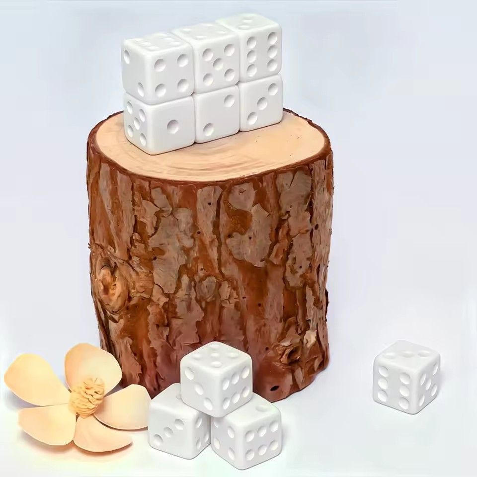10 Stuks/set Lege Witte Dobbel - Puzzle Blank White recensie en prijs