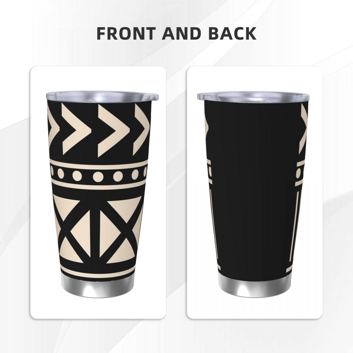 Afrikaanse Modder Doek Zwart-w - Tumbler 20Oz White recensie en prijs