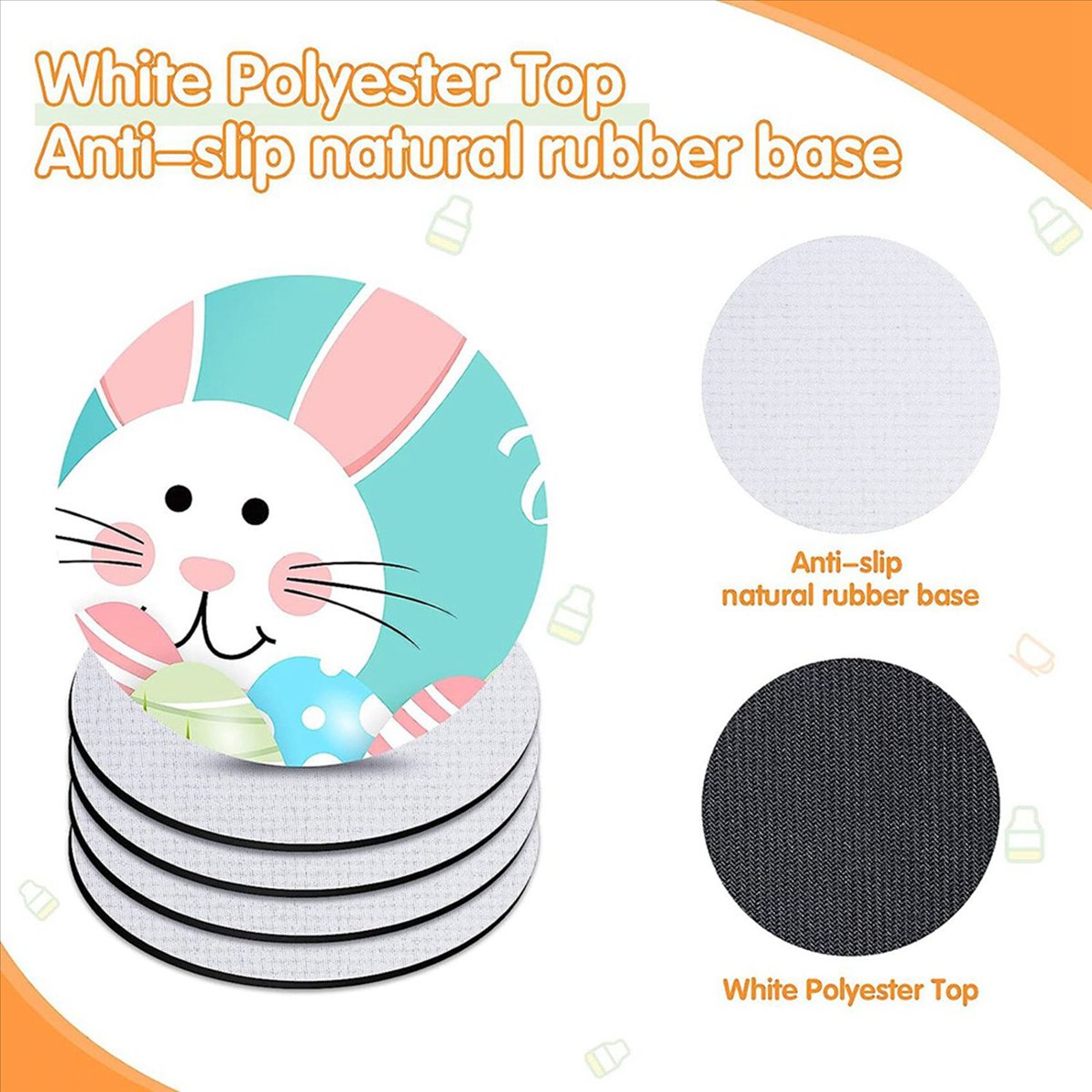 ABVT-160PC Sublimatie Blanko O - Coaster Sublimation Blank recensie en prijs