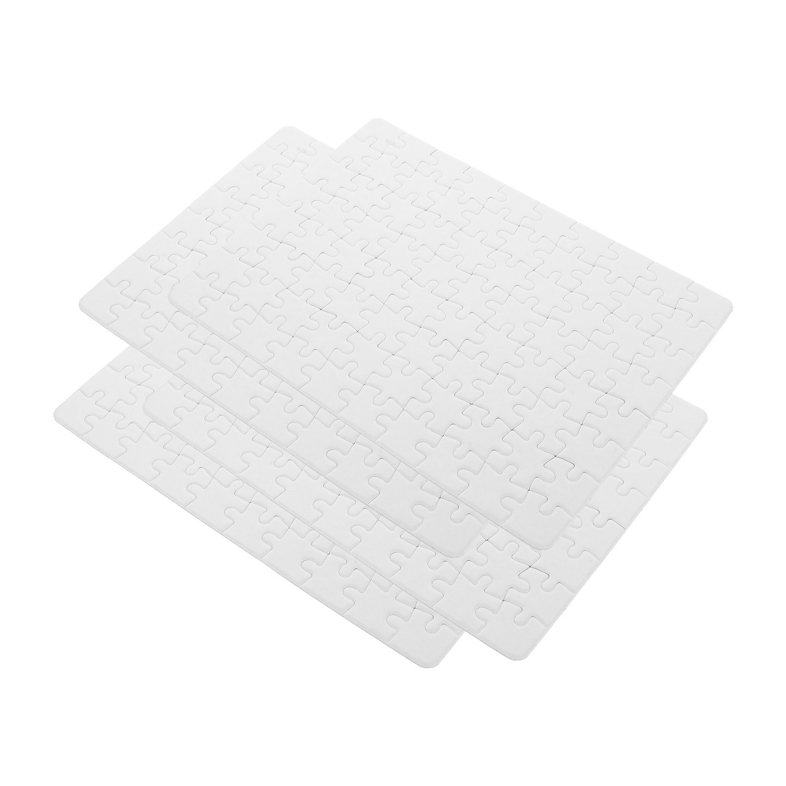 4 Vellen Witte Puzzel Blanks L - Puzzle Blank White recensie en prijs