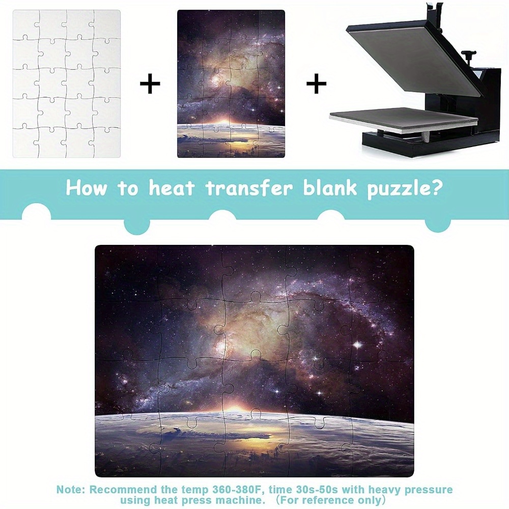 6 stuks sublimatie blanco puzz - Puzzle Blank White recensie en prijs