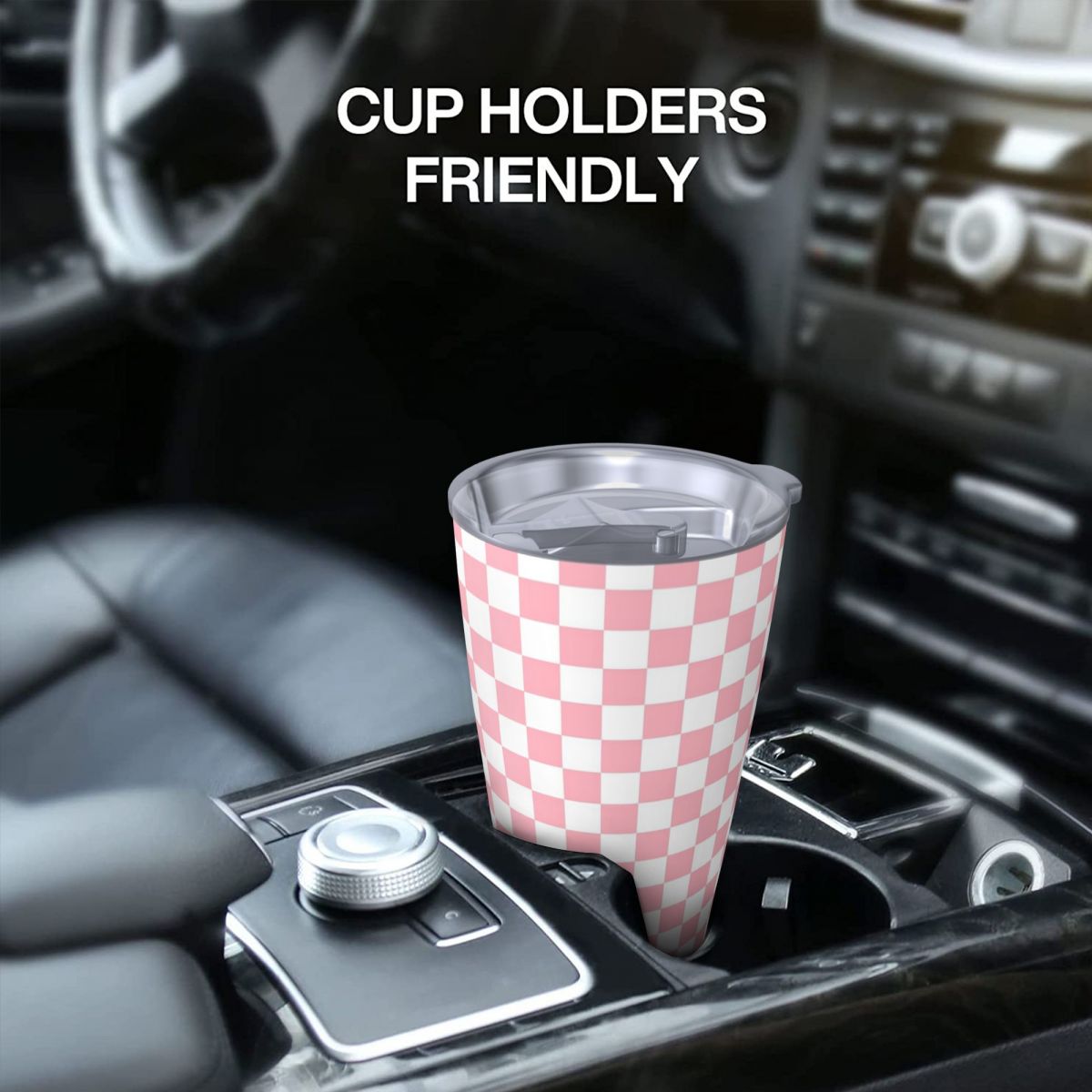 Roze Wit Schaakbord Patroon Rv - Tumbler 20Oz White recensie en prijs