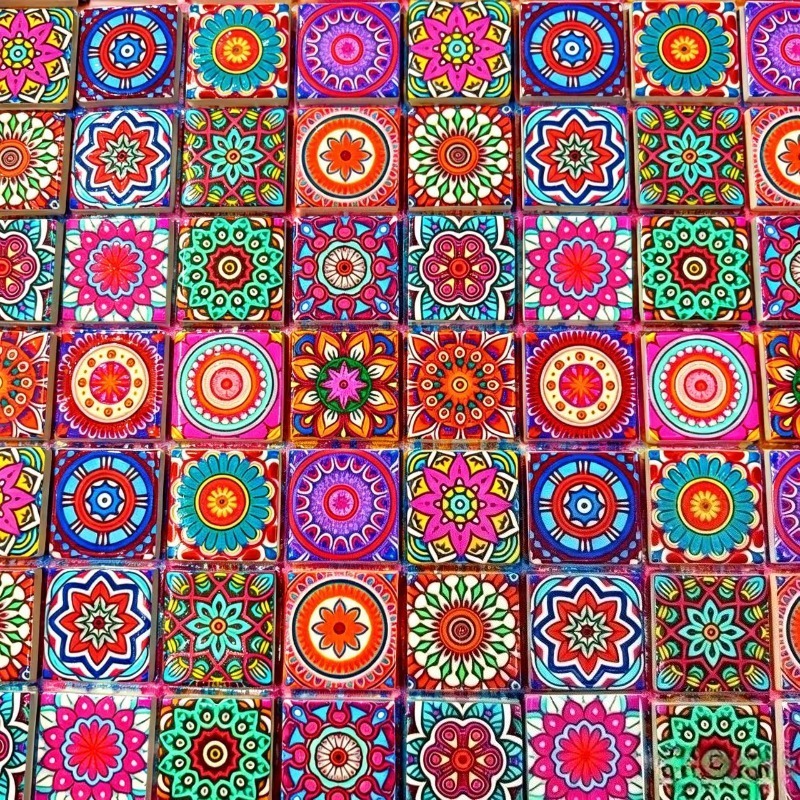 Mandala Print Keramisch Mozaïe - Ceramic Tile Blank recensie en prijs
