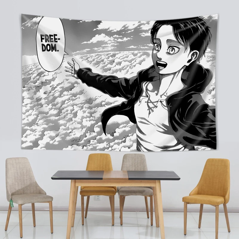 Eren Yeager Freedom Manga Post - Canvas Wrap Ready recensie en prijs