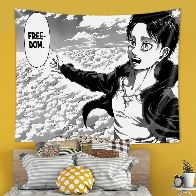 Eren Yeager Freedom Manga Post - Canvas Wrap Ready recensie en prijs