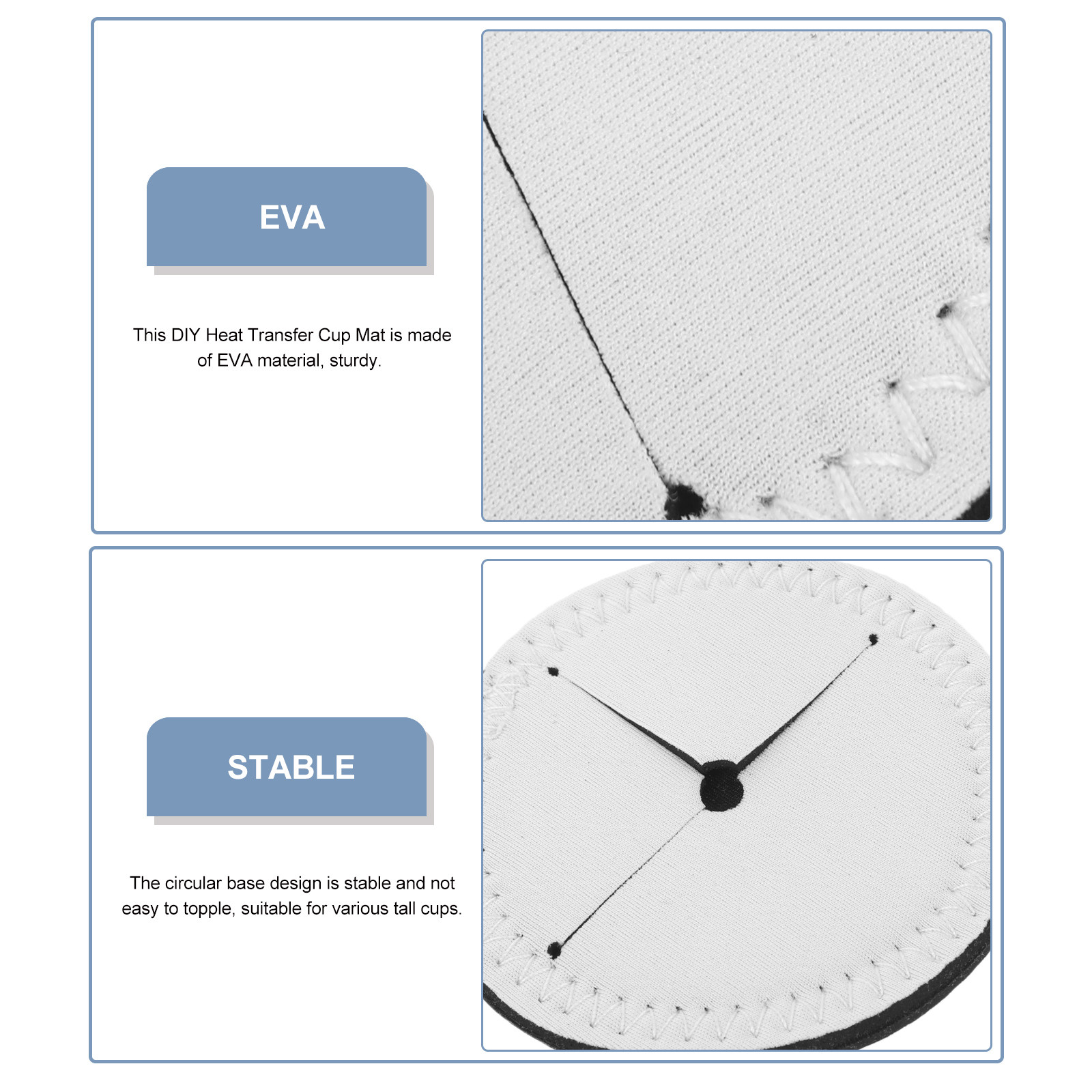 4 stuks sublimatie bekeronderz - Coaster Sublimation Blank recensie en prijs