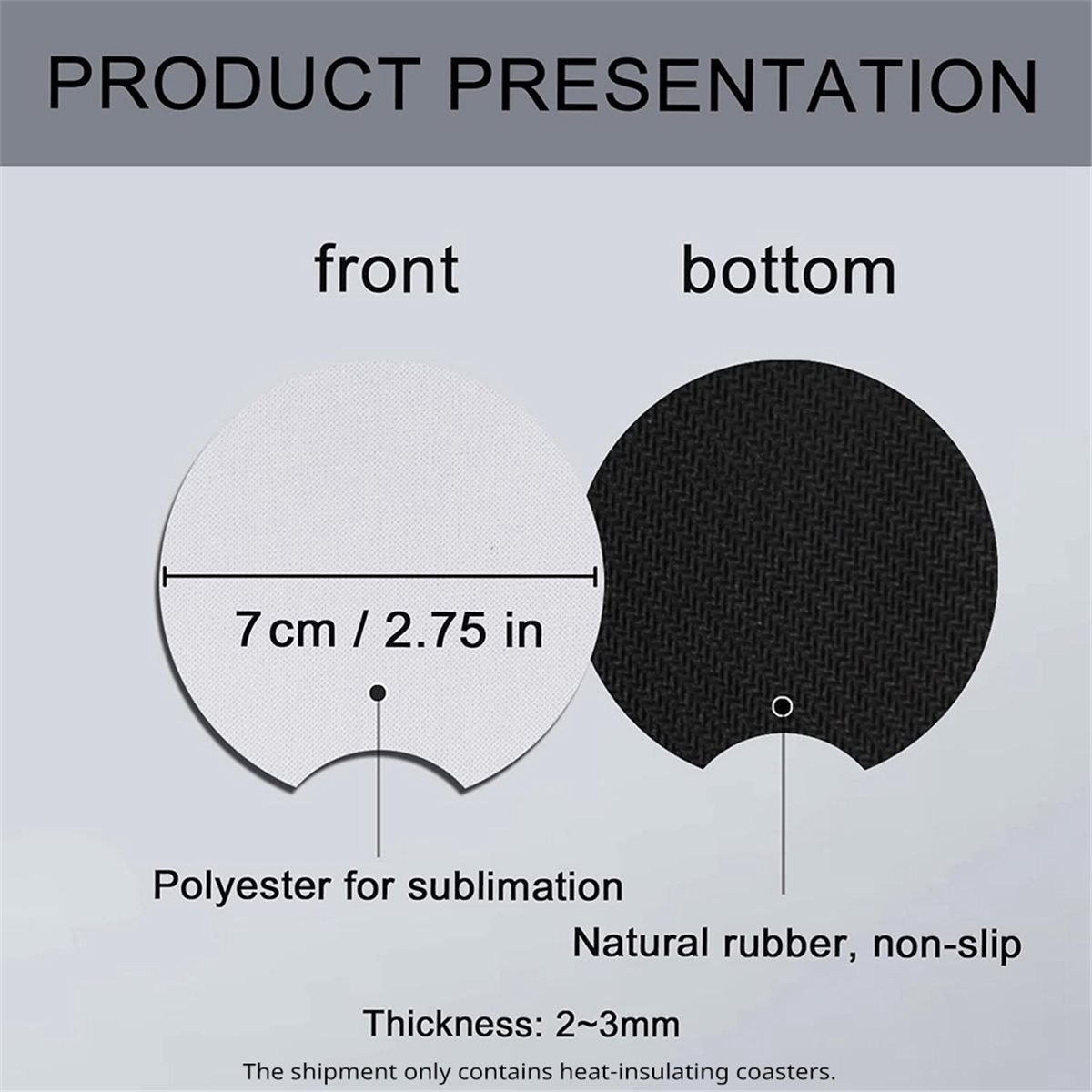 Budgetvriendelijke bulk sublim - Coaster Sublimation Blank recensie en prijs