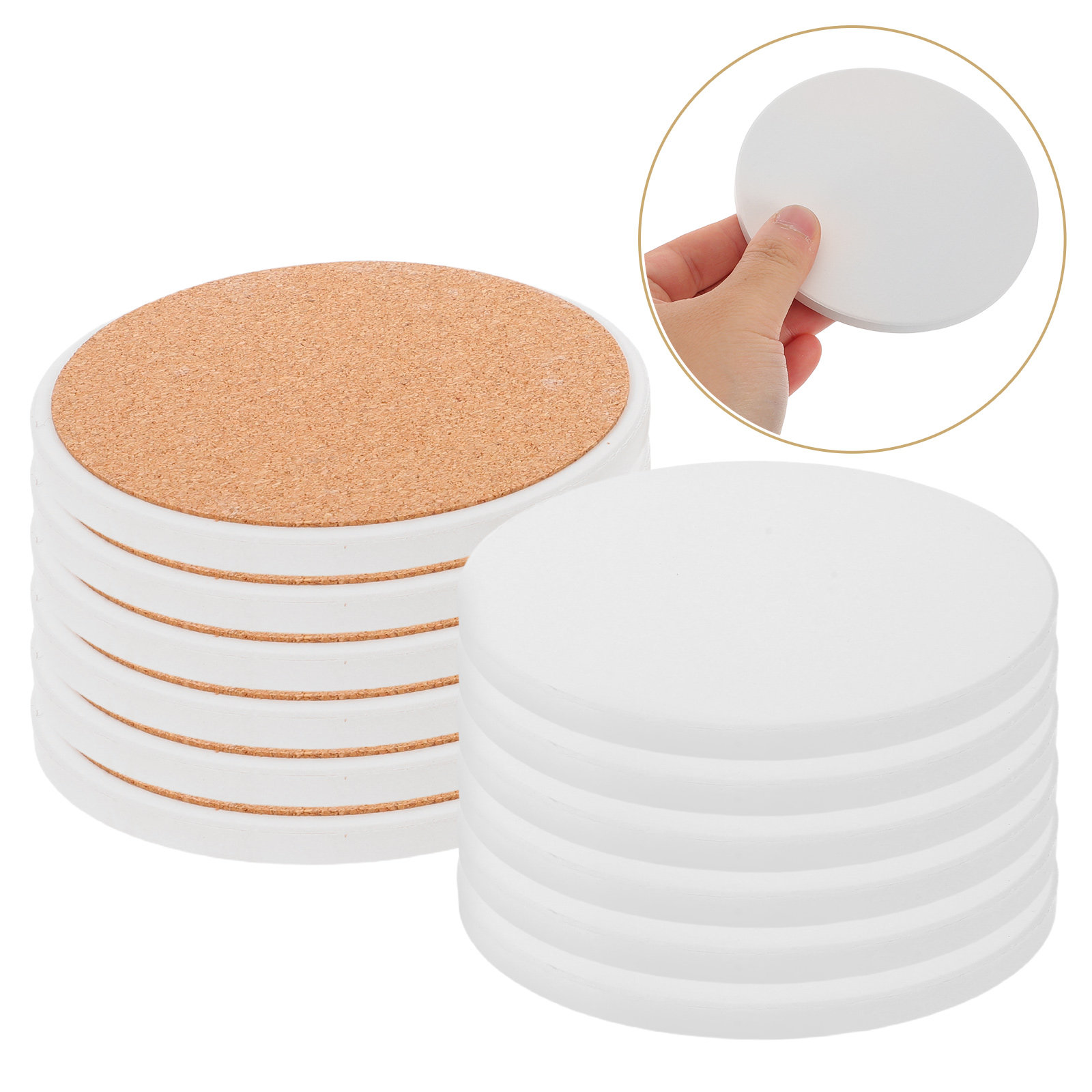 12 stuks creatieve onderzetter - Coaster Sublimation Blank recensie en prijs