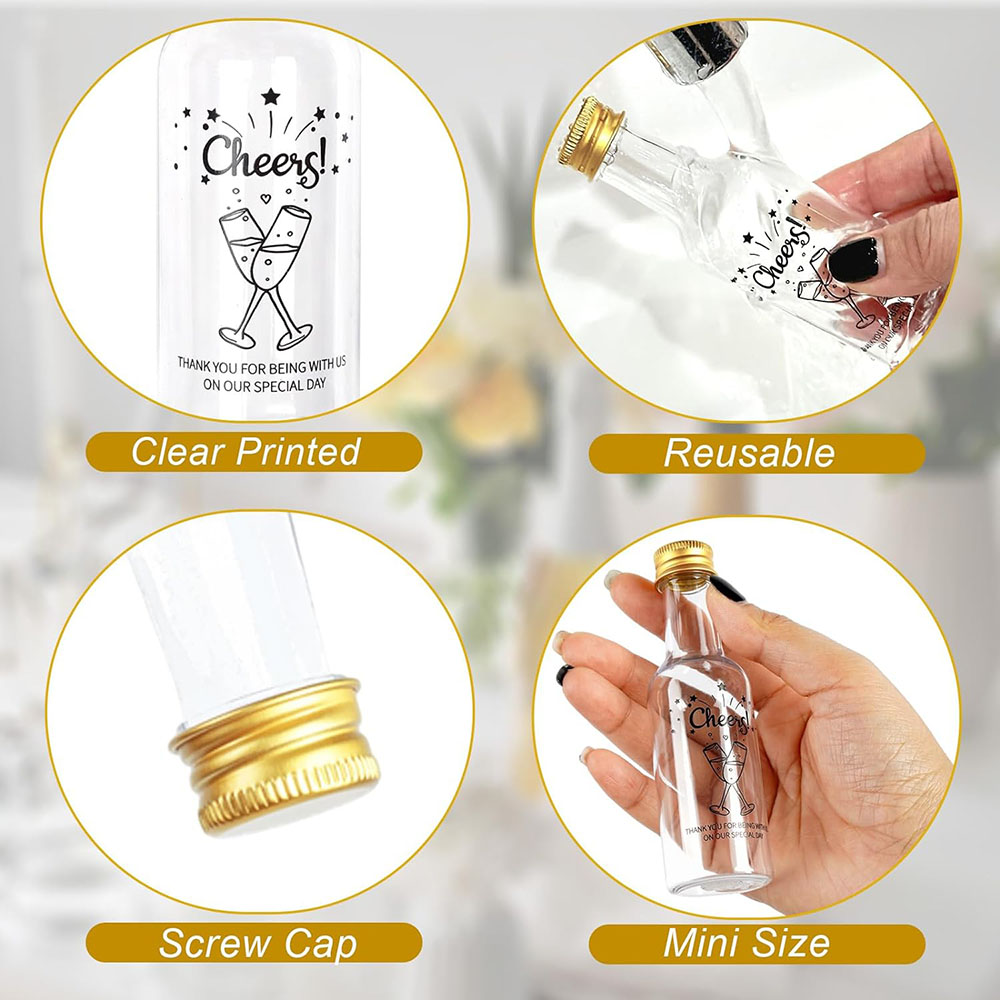 50 stuks mini-spirituosenflesj - Water Bottle Blank recensie en prijs