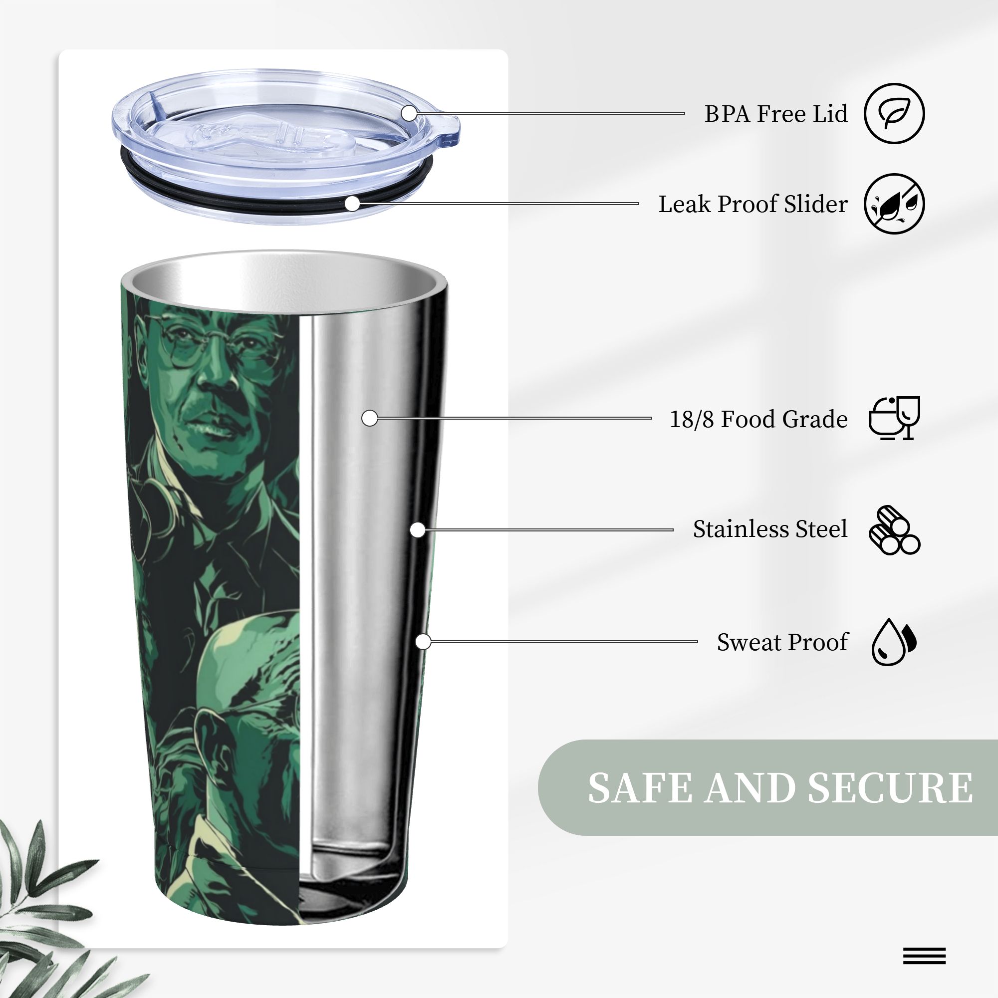 Breaking Bad Walter White Geïs - Tumbler 20Oz White recensie en prijs