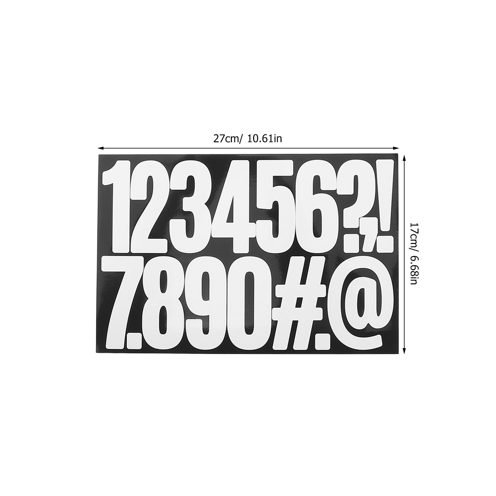 15 Vellen Grote Witte Zelfklev - Yard Sign Blank recensie en prijs