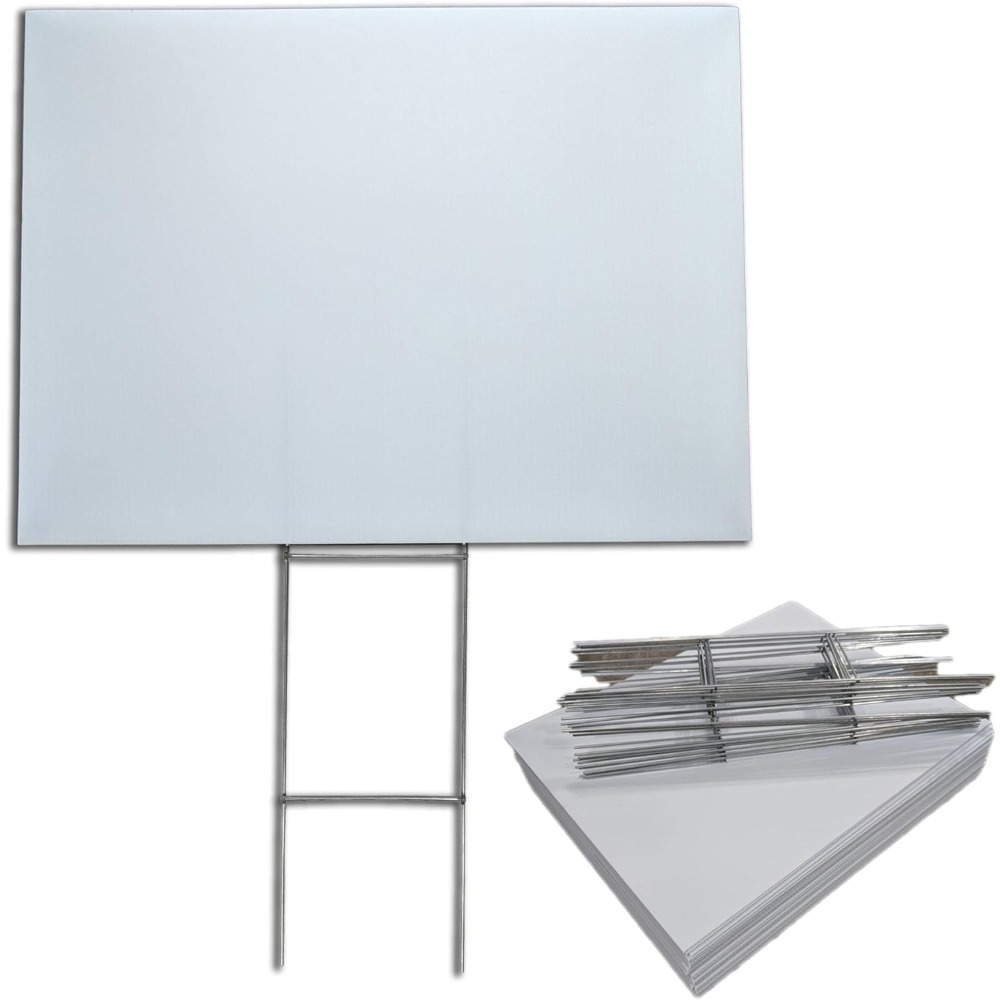 Vijftig pakket blanco tuinbord - Yard Sign Blank recensie en prijs