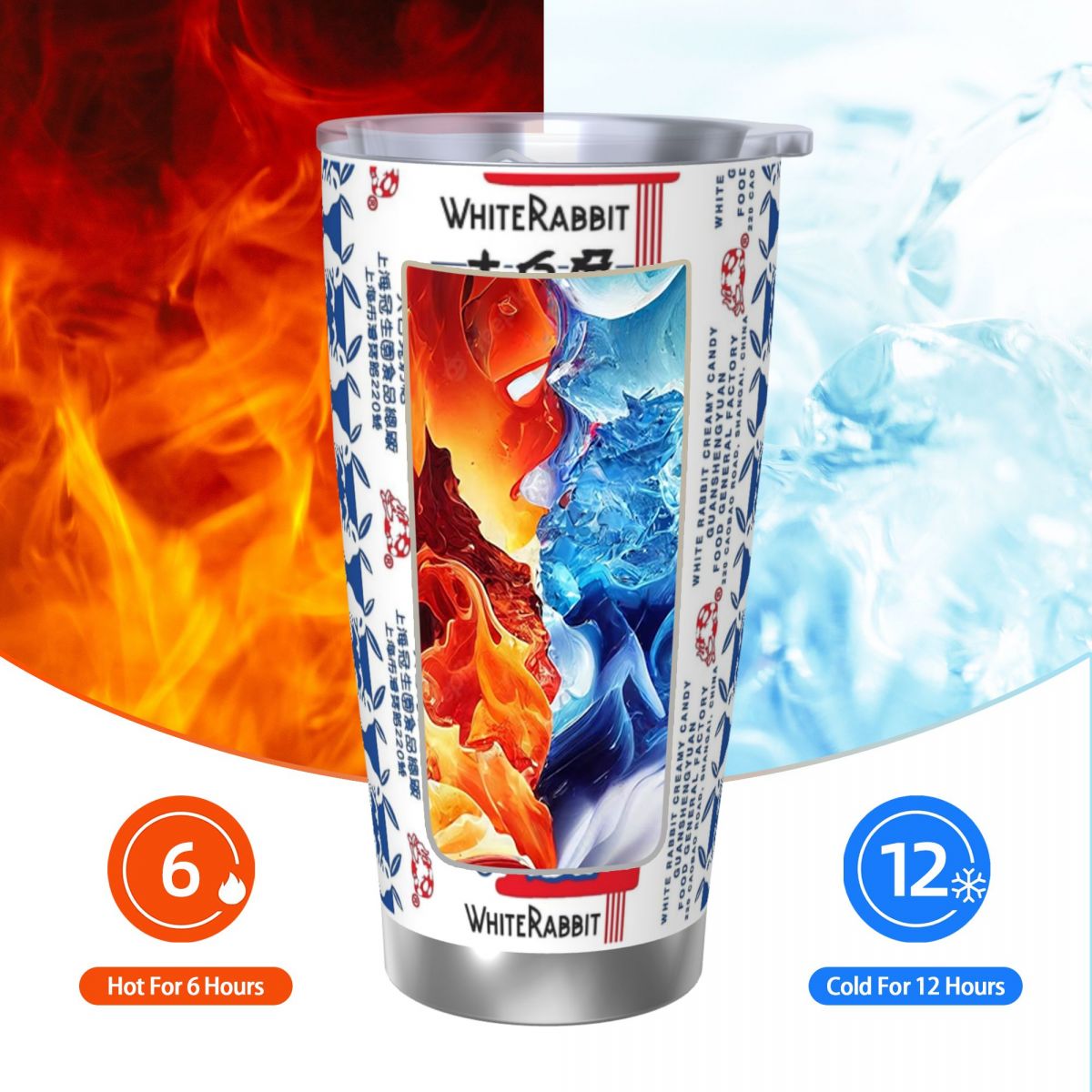 White Rabbit Candy roestvrijst - Tumbler 20Oz White recensie en prijs