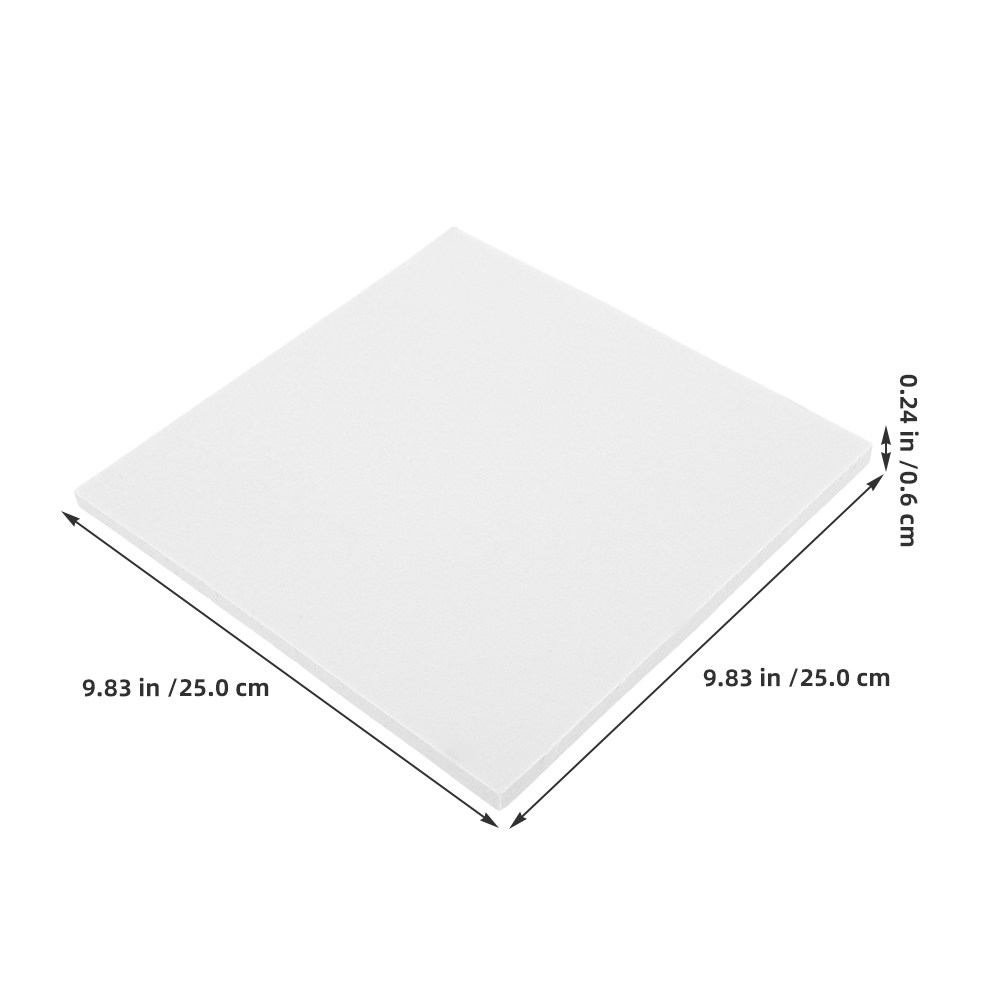 25 cm vierkante keramische teg - Ceramic Tile Blank recensie en prijs