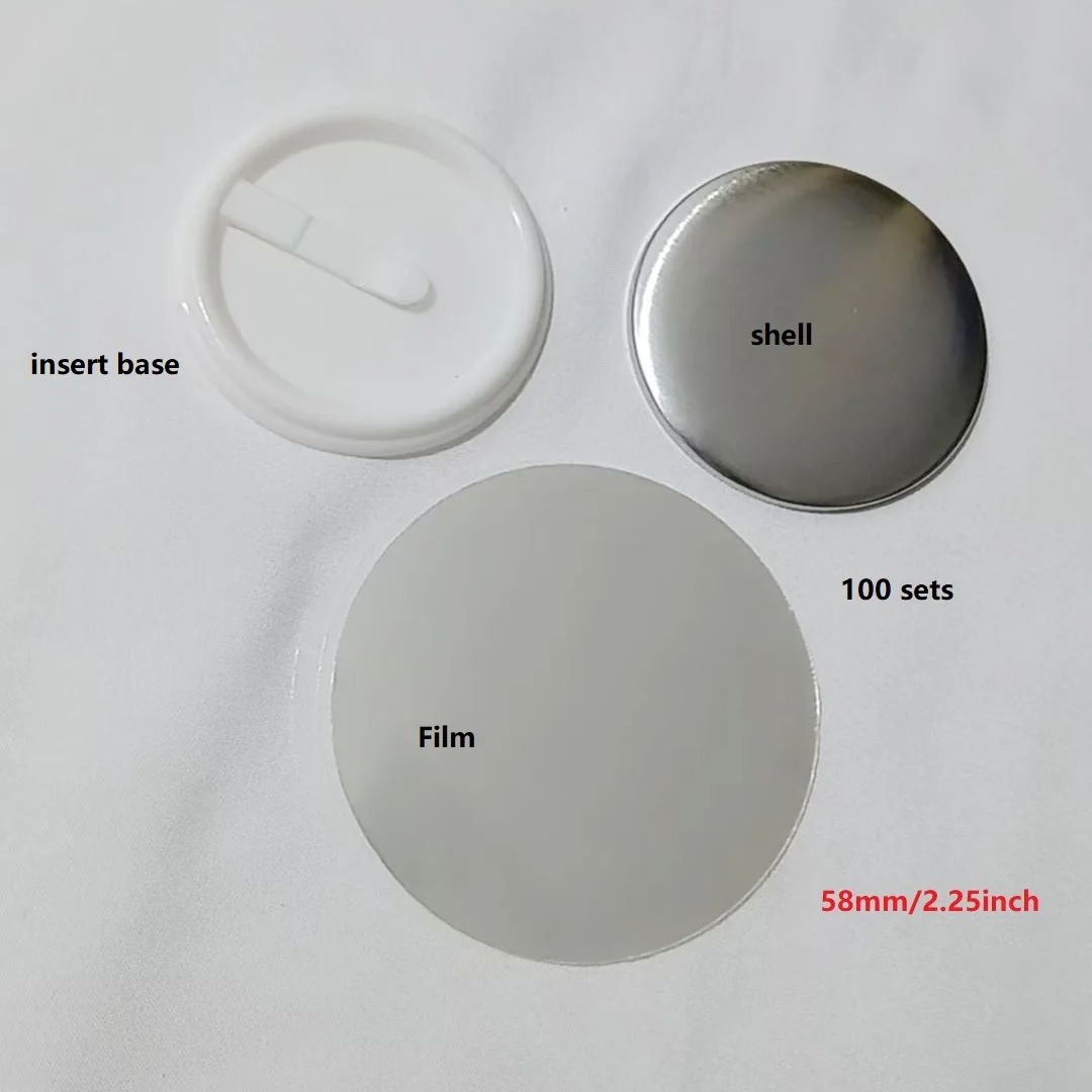 100 stuks 58mm 2.25inch Insert - Button Badge Blank recensie en prijs