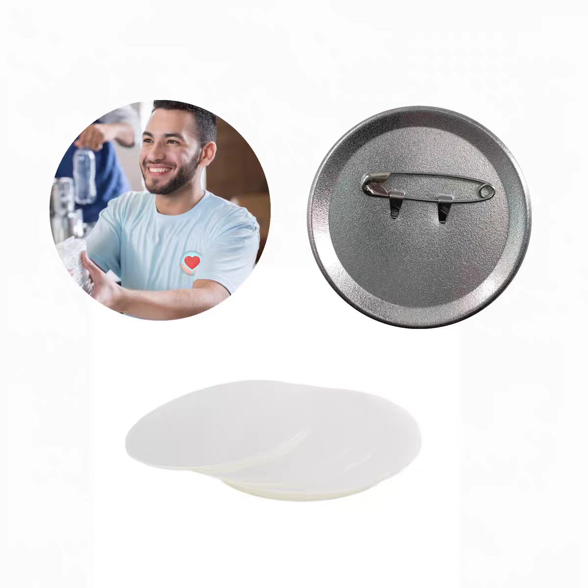 100 stuks 2,25 inch 58mm nieuw - Button Badge Blank recensie en prijs