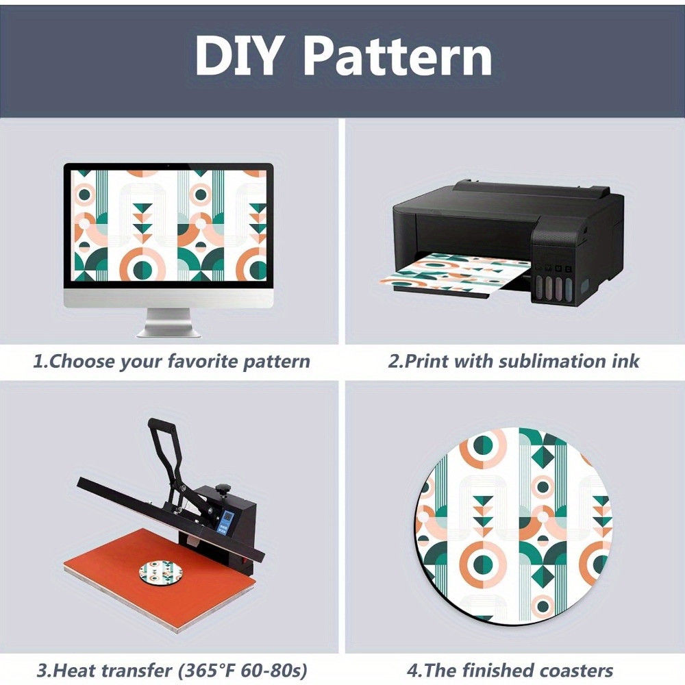 20/60 stuks onderzetters, blan - Coaster Sublimation Blank recensie en prijs