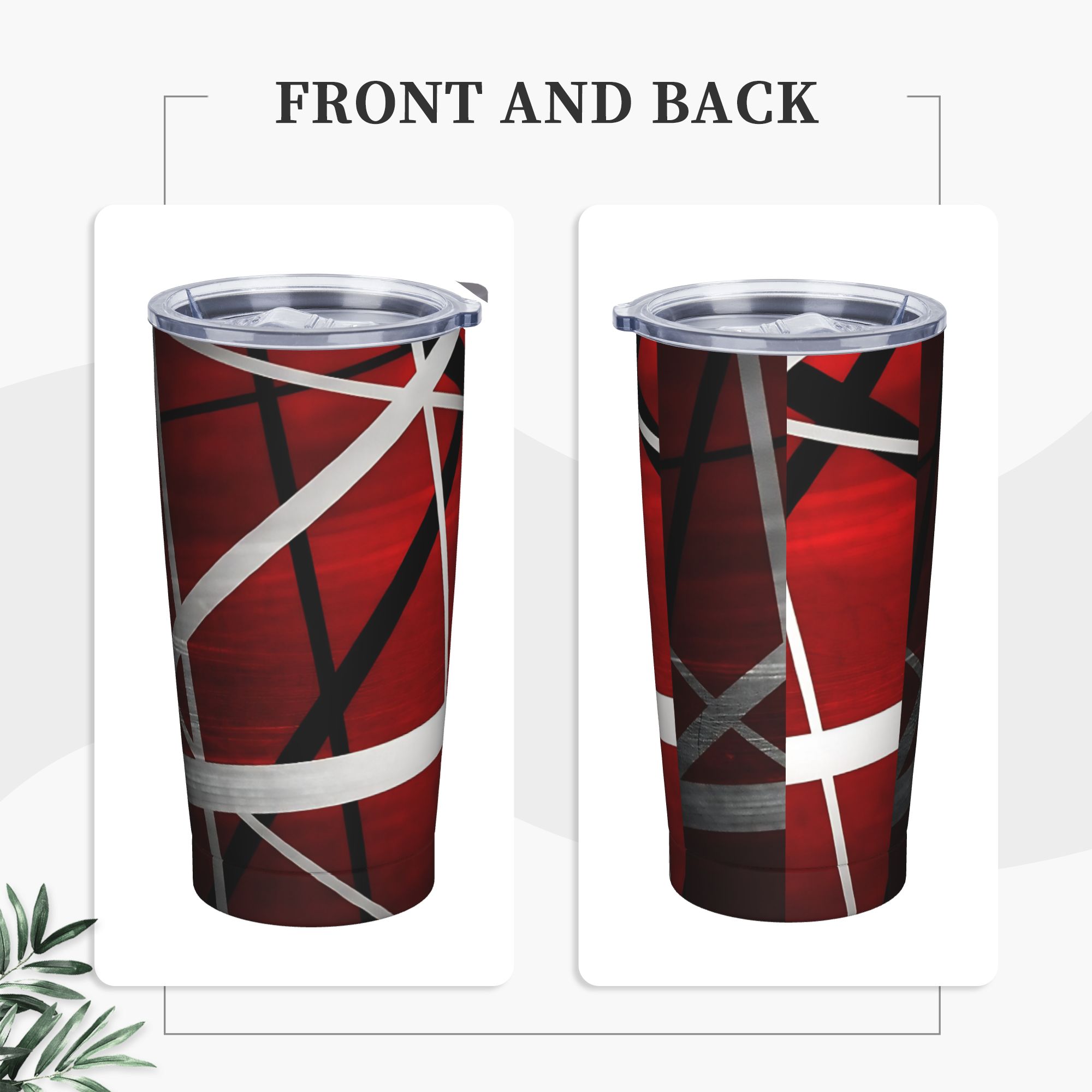 V-Van Halens Rood Zwart Wit Tu - Tumbler 20Oz White recensie en prijs