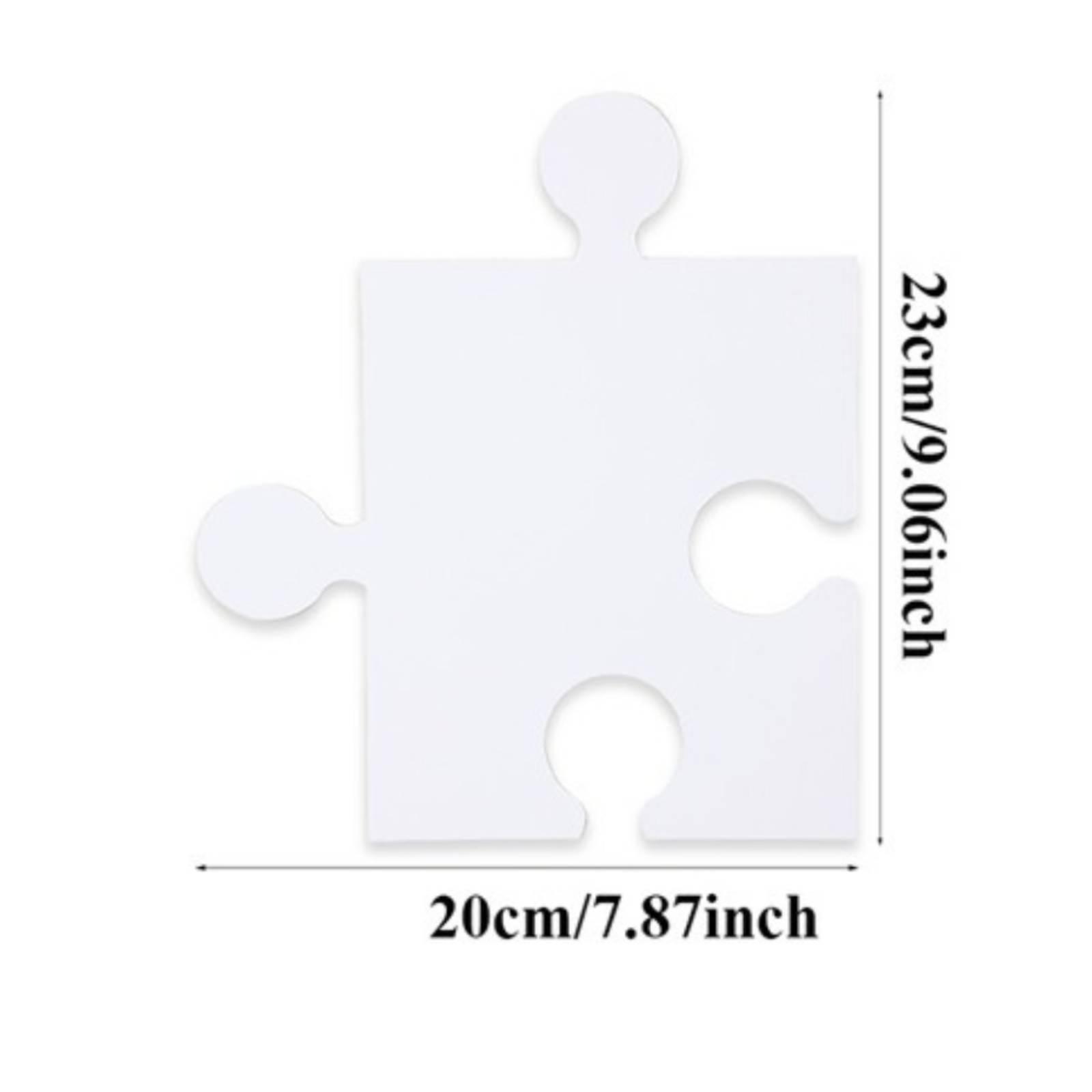 Witte kartonnen puzzelset, bla - Puzzle Blank White recensie en prijs