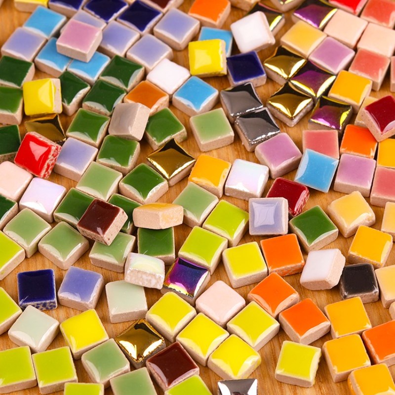 100g DIY keramische mozaïekteg - Ceramic Tile Blank recensie en prijs