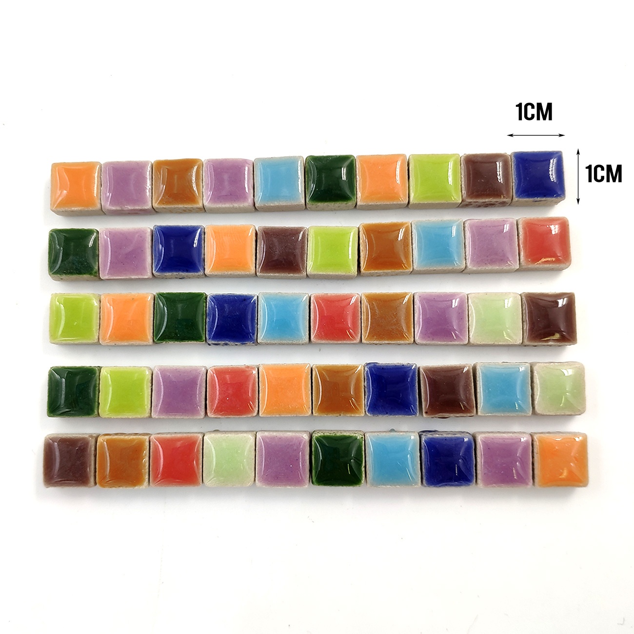 100g DIY keramische mozaïekteg - Ceramic Tile Blank recensie en prijs