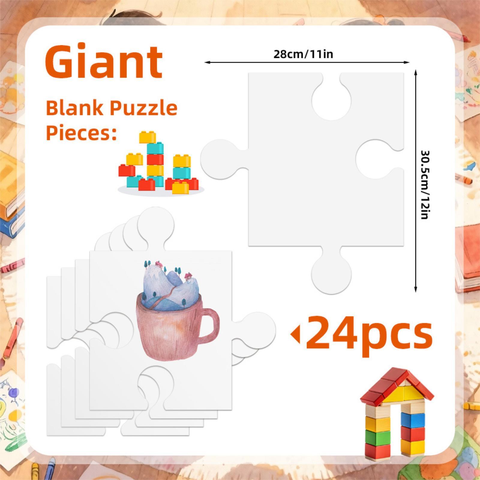 24 Stuks Wit Karton Lege Legpu - Puzzle Blank White recensie en prijs