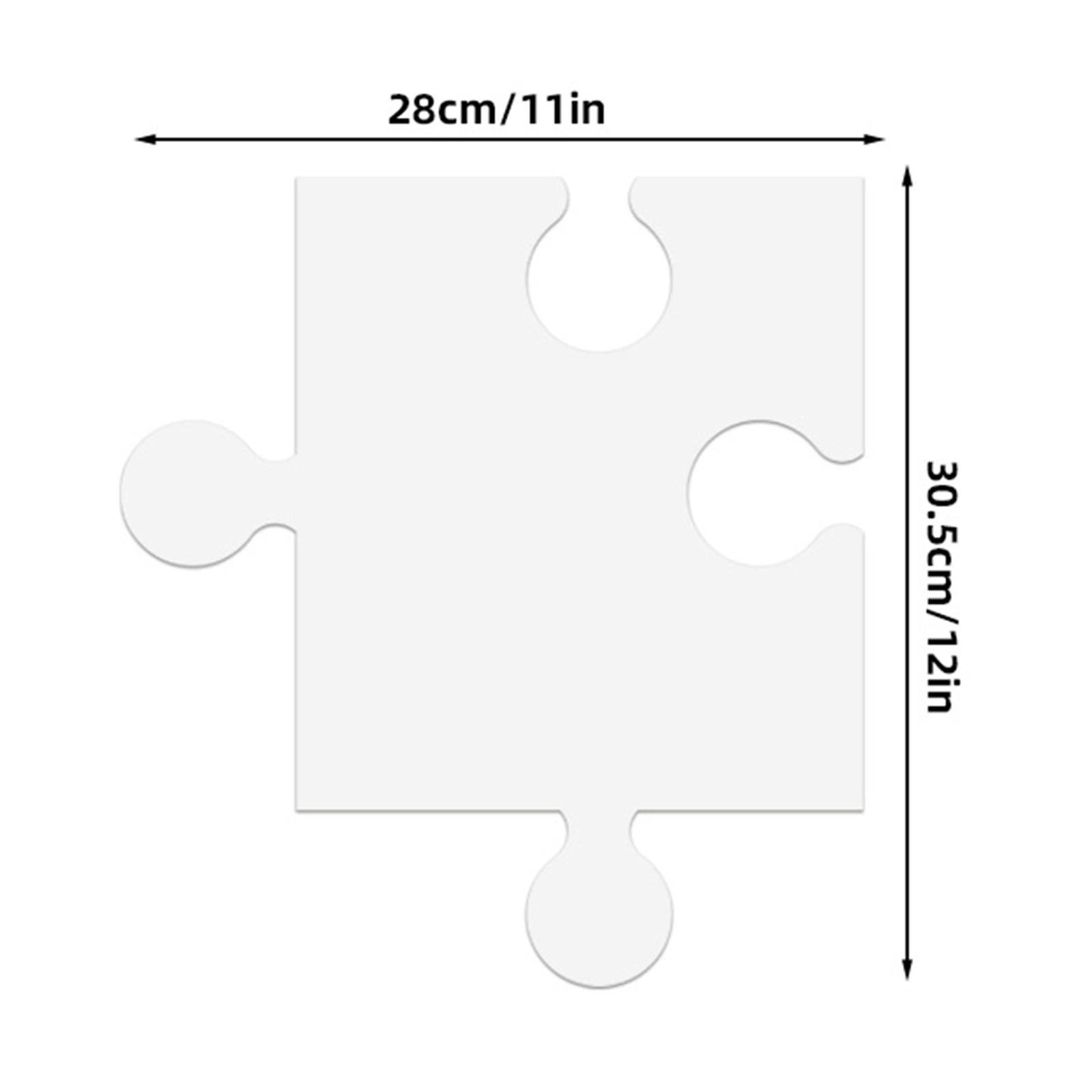 24 stuks witte kartonnen blanc - Puzzle Blank White recensie en prijs