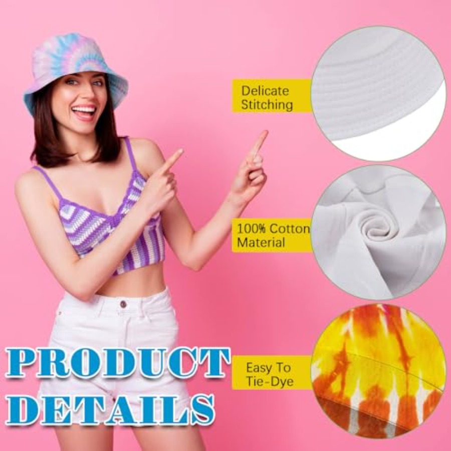 Witte katoenen bucket hat voor - Hat Sublimation Blank recensie en prijs