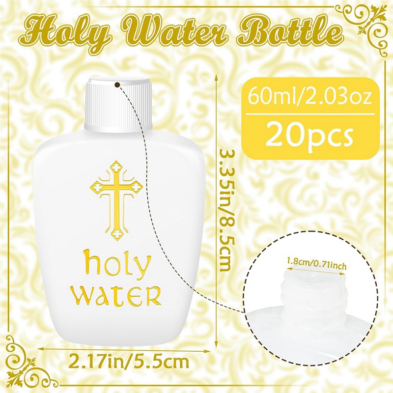 20 Stuks Heiligwaterflessen Pl - Water Bottle Blank recensie en prijs